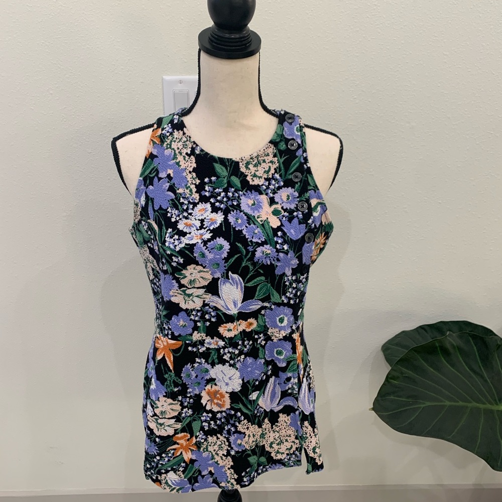 Anthropologie Maeve Peplum Top
